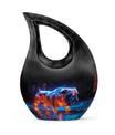 Lava Paws - Dog Urn Memorial, Funeral Cremation Urn For Ashes