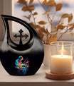 Luminous Drummer Silhouette Urn