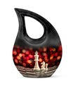 Chess Urn For Ashes Adult Male Large Memorial, Funeral Urn For Ashes