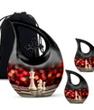 Chess Urn For Ashes Adult Male Large Memorial, Funeral Urn For Ashes