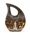 Chess Urns For Human Ashes Medium Size Memorial, Funeral Shape Urn