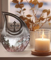 Snowflakes urn