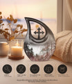 Snowflakes urn