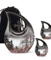 Snowflakes urn