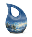 10-inch Snowflakes Urn, 