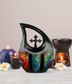 10-inch Stained Glass Urn