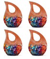 Stained Glass Urn For Ashes Memorial, Funeral Cremation Urn For Ashes