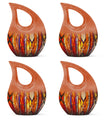 Stained Glass Ashes Keepsake Memorial, Funeral Cremation Urn