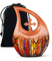 Stained Glass Ashes Keepsake Memorial, Funeral Cremation Urn