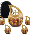 Stained Glass Cremation Urns Memorial, Funeral Shape Urn