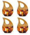 Stained Glass Cool Urn Ashes Memorial, Funeral Cremation Urn For Ashes