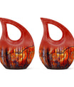 Stained Glass Urns For Human Ashes Large Memorial, Funeral Urn For Ashes