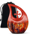 Stained Glass Urns For Human Ashes Large Memorial, Funeral Urn For Ashes