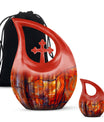 Stained Glass Urns For Human Ashes Large Memorial, Funeral Urn For Ashes