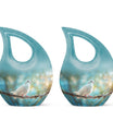 Dove Burial Urns For Adult Human Ashes Memorial, Funeral Shape Urn