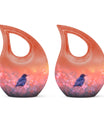 Puffin Bird Urn For Ashes Large Memorial, Funeral Urn For Ashes