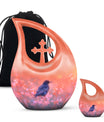 Puffin Bird Urn For Ashes Large Memorial, Funeral Urn For Ashes