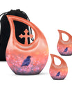 Puffin Bird Urn For Ashes Large Memorial, Funeral Urn For Ashes