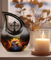 Medium-sized Puffin Bird Urn 