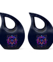 Zodiac Cremation Boxes For Human Ashes Memorial, Funeral Shape Urn