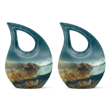 Small Urn Set of 2 -3