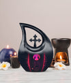 10-inch Tarot Urn with Cross Drop design 