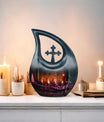 10-inch Tarot Themed Cross Drop Large Urn