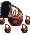 10-inch Tarot Urn in Cross Drop Design for Angel's Ashes, 