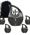 10 inch Tarot Urn with Cross Drop Design, Comes 