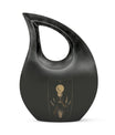 10 inch Tarot Urn with Cross Drop Design, Comes 