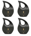 10 inch Tarot Urn with Cross Drop Design, Comes 