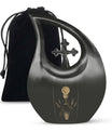 10 inch Tarot Urn with Cross Drop Design, Comes 
