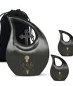 10 inch Tarot Urn with Cross Drop Design, Comes 