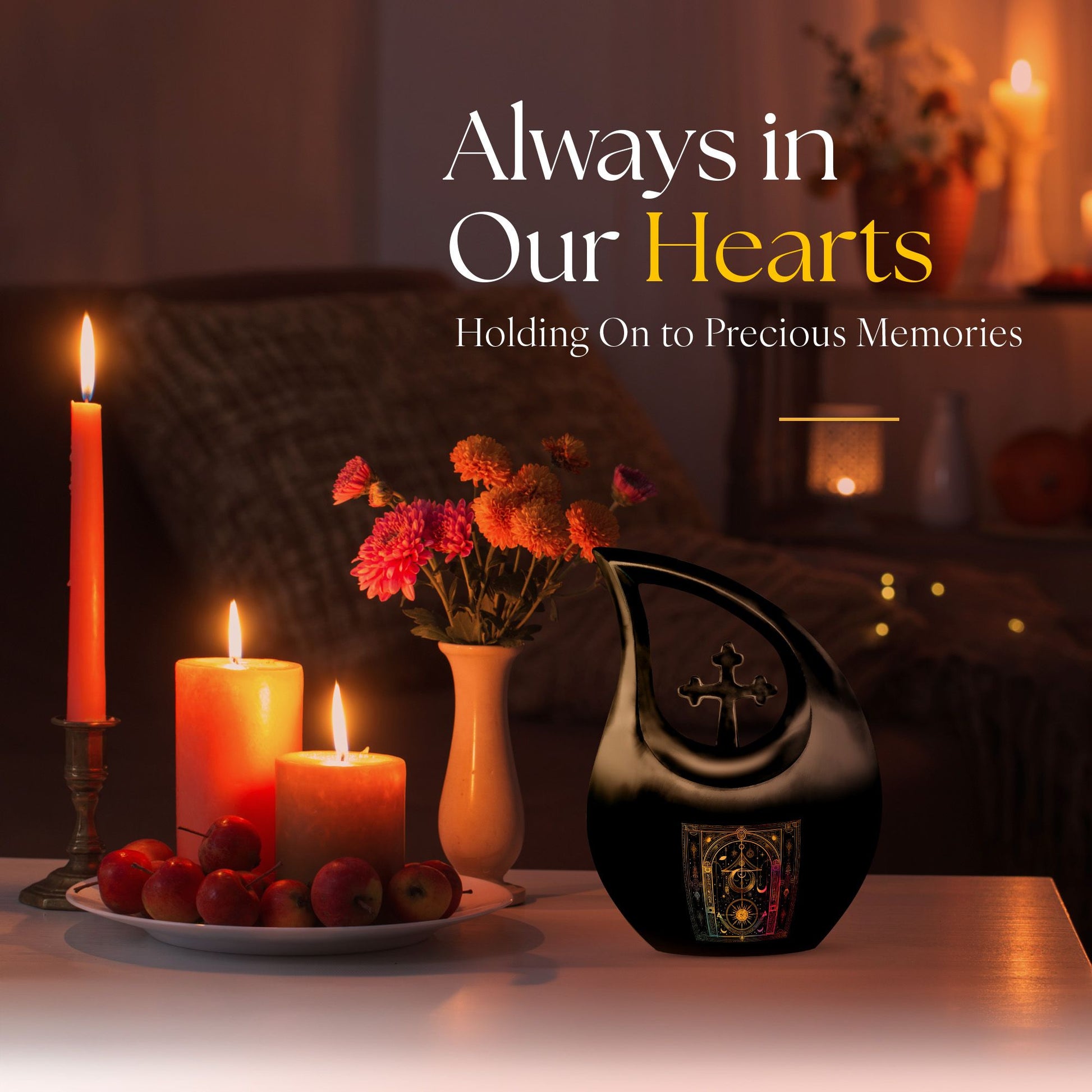 Memorial Zodiac Urn, Cheap Cremation Urn 