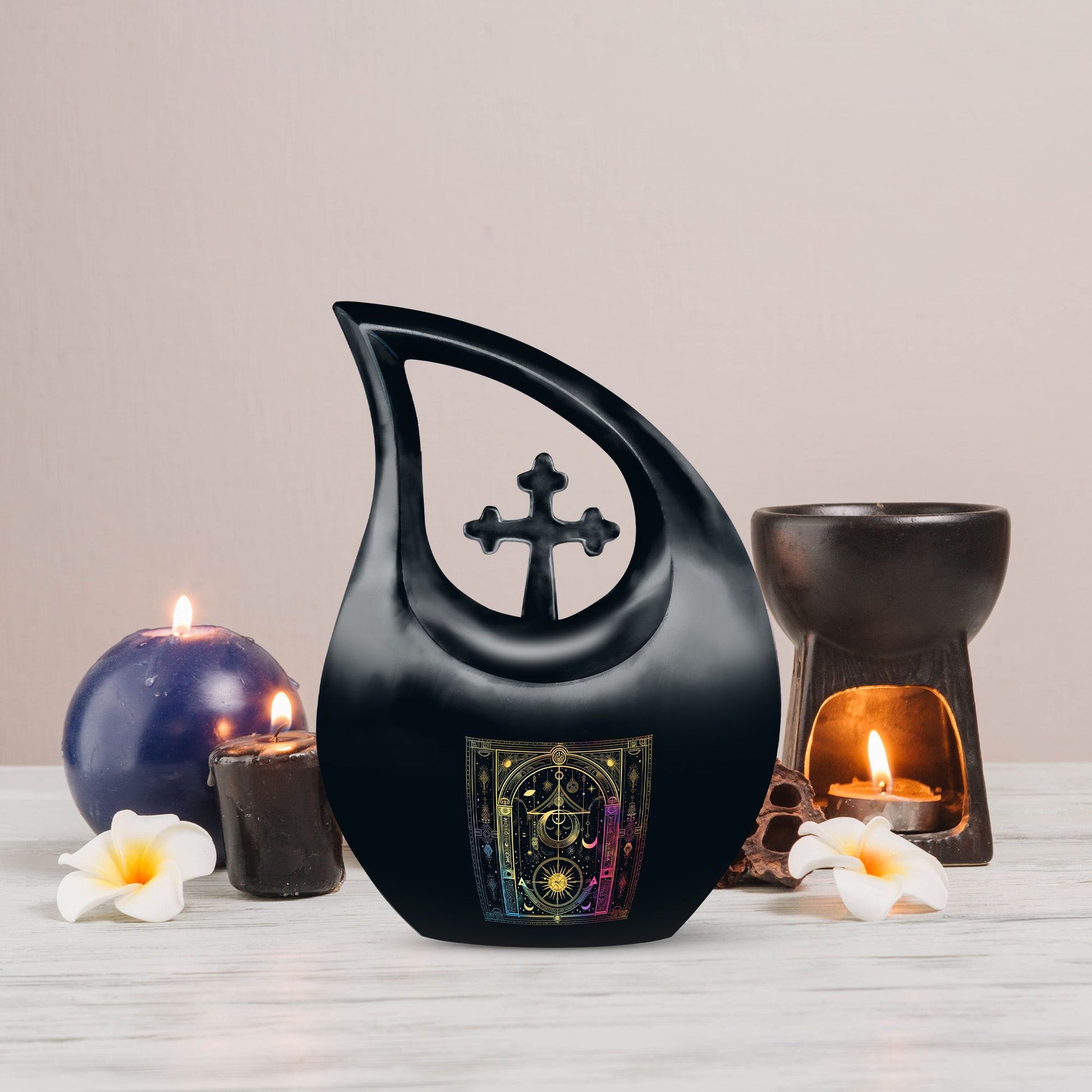 Memorial Zodiac Urn, Cheap Cremation Urn 