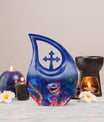  Cross Drop design Funeral Urn for ashes