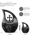 Custom Snake Urn with Cross Drop design, Large 