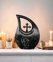 Custom Snake Urn with Cross Drop design, Large 