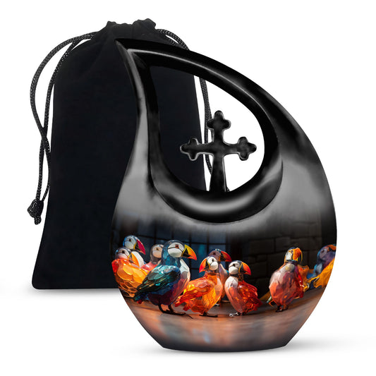 10-inch Puffin Bird Urn 