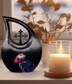 10 inch Puffin Bird memorial urn,