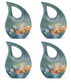 10 inch Cross Drop Humming Bird Urn 