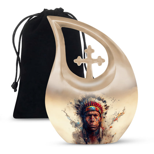 Affordable 10-inch Native American Urn