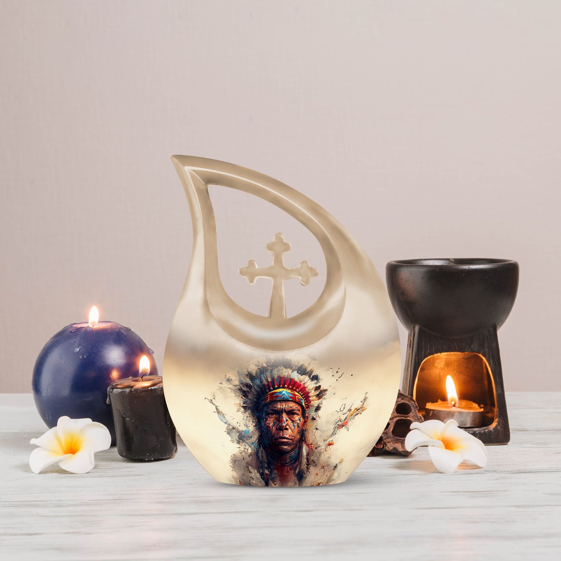 Affordable 10-inch Native American Urn