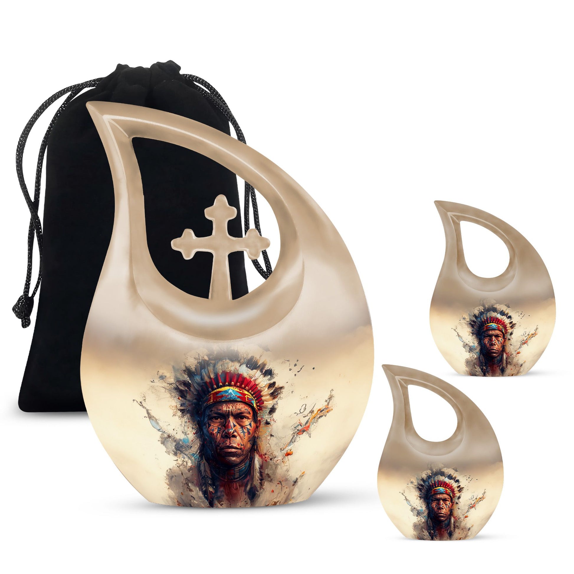 Affordable 10-inch Native American Urn