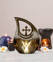 10 Inch Catholic Urn, 