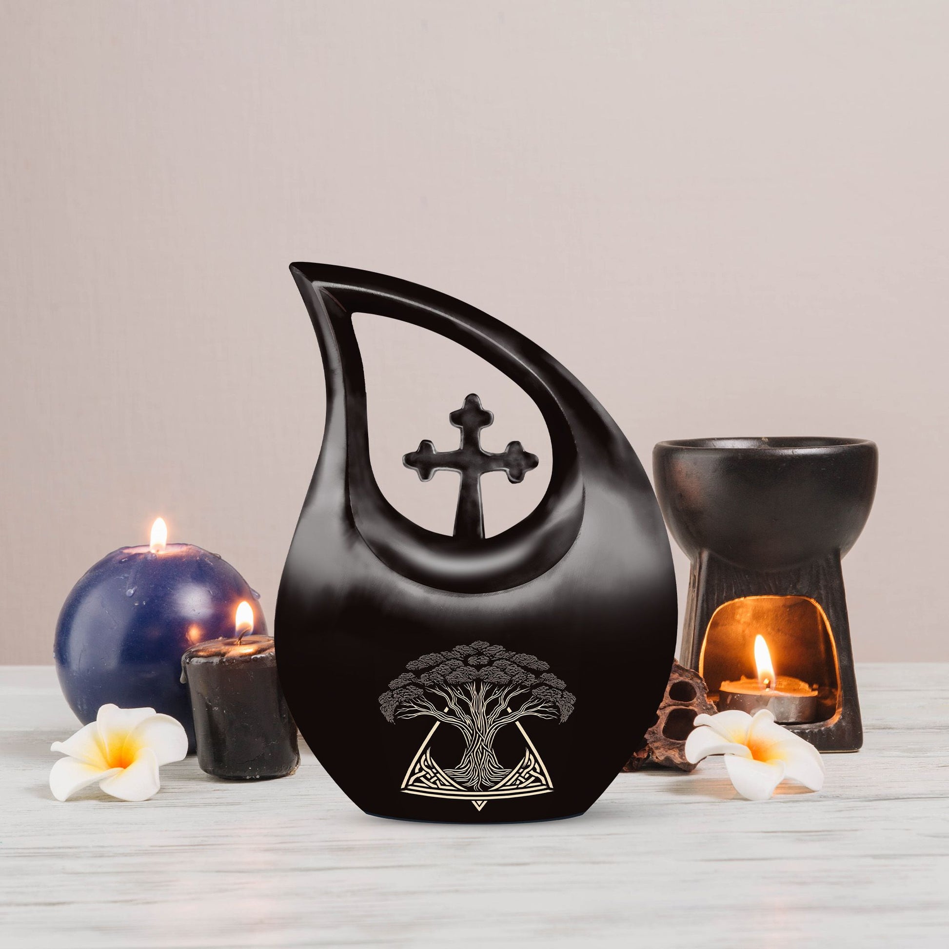 10-inch Catholic urn 