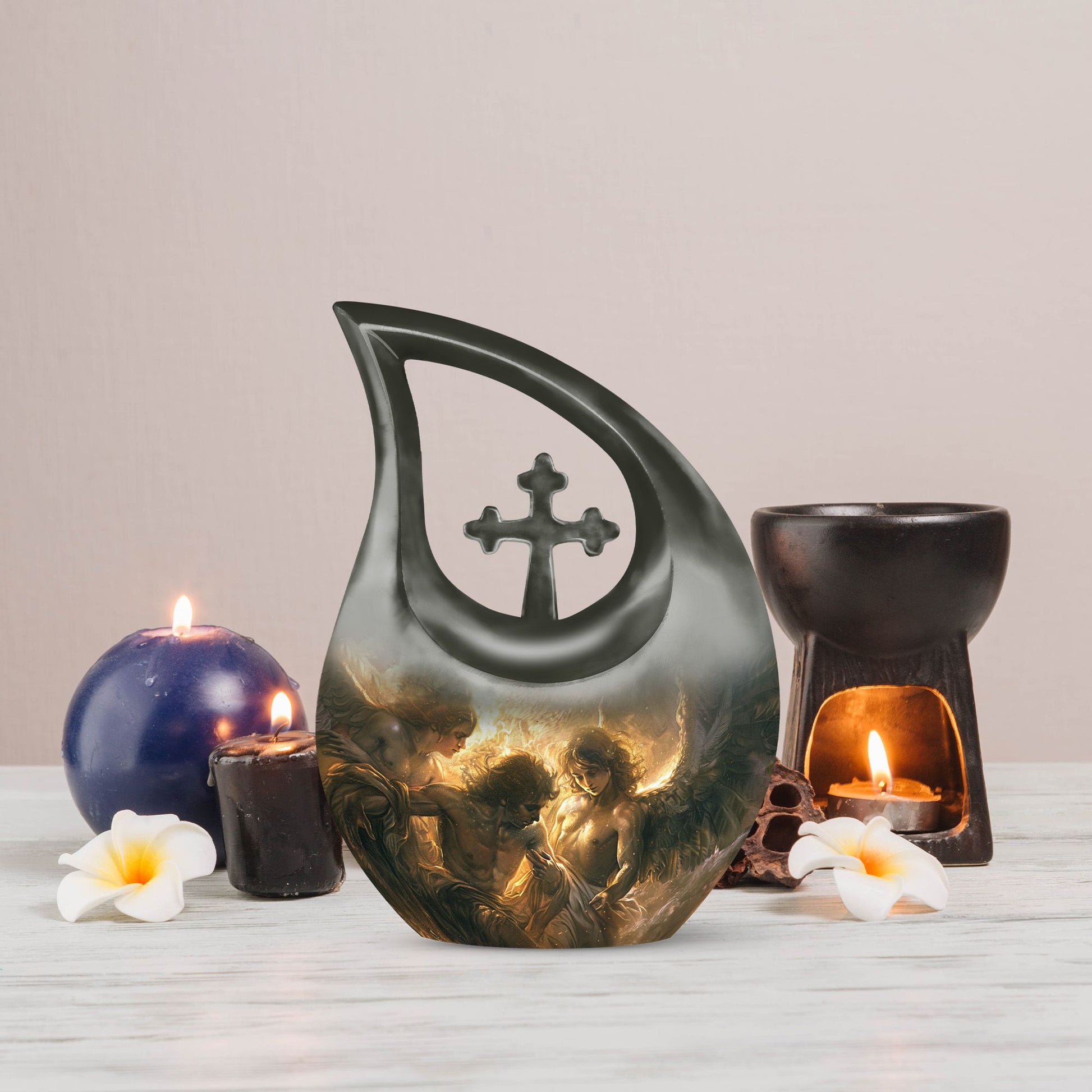 10-inch Catholic Double Urn 