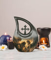 10-inch Catholic Double Urn 