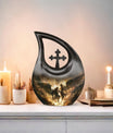 10-inch Aluminium Catholic Urn 