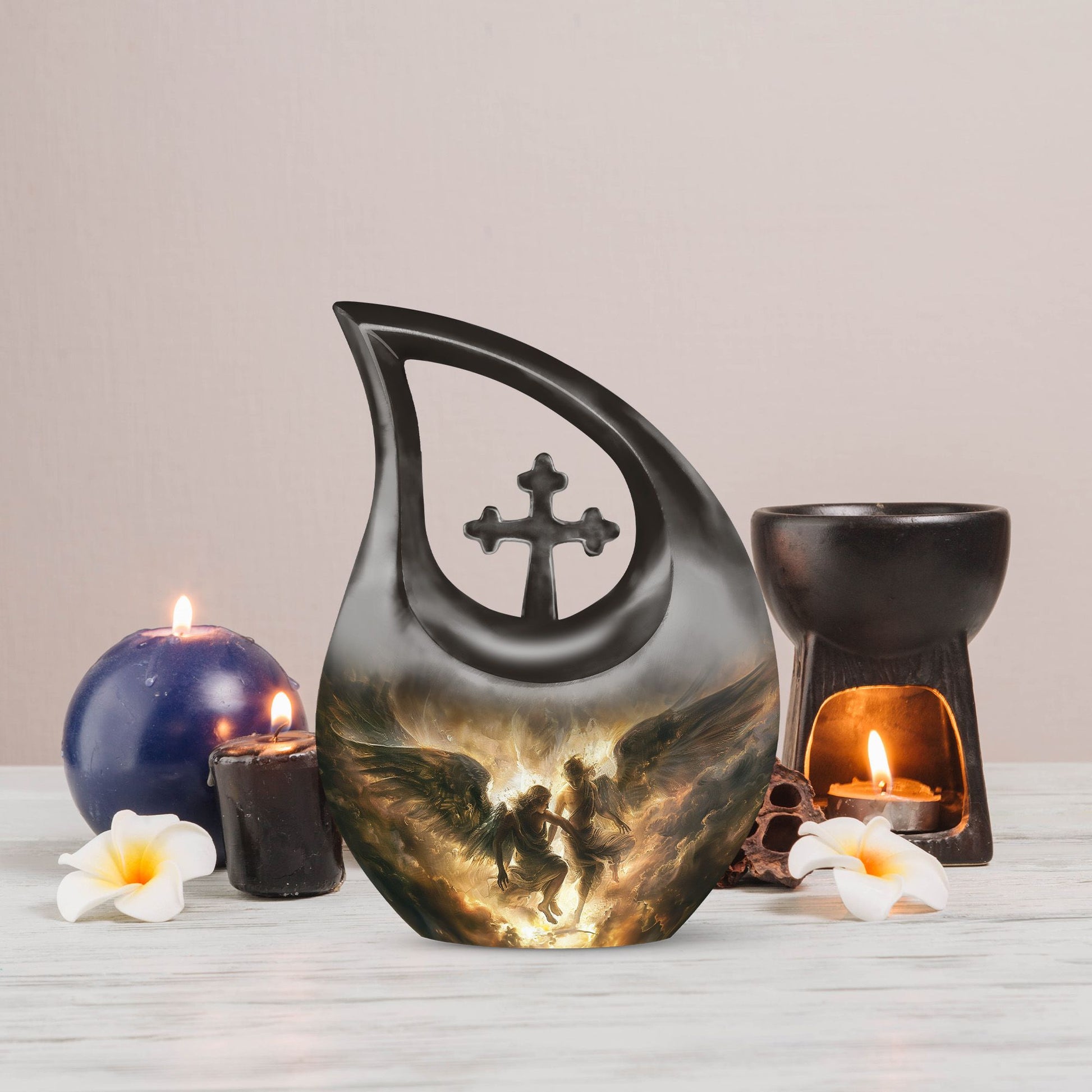 10-inch Aluminium Catholic Urn 